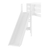 thumbnail of Schönes Spielbett für Kinder mit Rutsche 90x200 Kiefer weiß V-60.21W-09 Rollrost inkl.