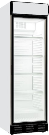 thumbnail of Kühlschrank TOPO | 1x abschließbare Glastür + LED | 382 Liter, HxBxT 200x59,5x65cm | 0/+10°C | Weiß