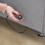 thumbnail of ROCADA 1828-4-1 1 Be Soft Sitzpuffhocker verstellbar grau/schwarz, grau