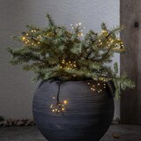 thumbnail of LED Lichterkette Blume 96 Tautropfen LED 8 Blüten Batterie 2,1m Timer