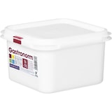 thumbnail of Pack 3 Tupper de plástico hermético cuadrado con tapa, apto para microondas, lavavajillas y congelador. Medidas: 176x162x100 1,9L