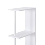 thumbnail of Columna auxiliar de baño moderno armario de baño mueble auxiliar de baño con 2 estantes 2 cajones y 1 puerta antivuelco 15x33x136,8 cm blanco
