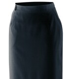 thumbnail of 852 - Damenrock Länge 90 cm : navy 53% Polyester 43% Schurwolle 4% Elasthan 46