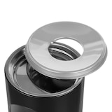 thumbnail of Vrijstaande asbak met prullenbak, zwart