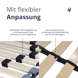 thumbnail of Lattenrost 140x200 | 7 Komfortzonen | verstellbarer Kopf | Lattenrahmen aus Buche | Federholzrahmen Made in Germany | Lattenrost Selbstmontage