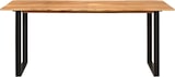 thumbnail of Décoshop26 - Esstisch im Industriedesign 180 x 90 x 76 cm massives Akazienholz und Stahl DEC036621