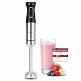 thumbnail of Emerio Stabmixer 1000W – Regelbare Geschwindigkeit – HB-132381 Schwarz / Edelstahl