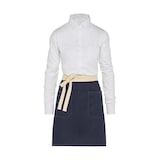 thumbnail of SANTORINI - Contrasted Bistro Apron with Pocket: One Size / Grey