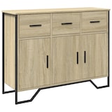 thumbnail of Helloshop26 - Aparador cómoda armario mueble de almacenaje organizador cocina salón roble Sonoma 97 x 32,5 x 74,5 cm madera de 02_0031742