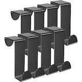 thumbnail of TOJ Living Türhaken – 8er-Set – Edelstahl – Schwarz – Über-Tür – bis 5 kg belastbar