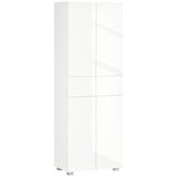 thumbnail of HOMCOM Armário de Cozinha Móvel Auxiliar de Cozinha com 4 Portas 2 Gavetas e Prateleiras Ajustáveis 60x35x170cm Branco