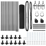 thumbnail of vidaXL Zaunpfosten Grau 25 x 0,6 m (19 x 19 mm Maschen) Stahl und PVC