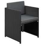 thumbnail of tectake Conjunto de ratán New Orleans  Negro