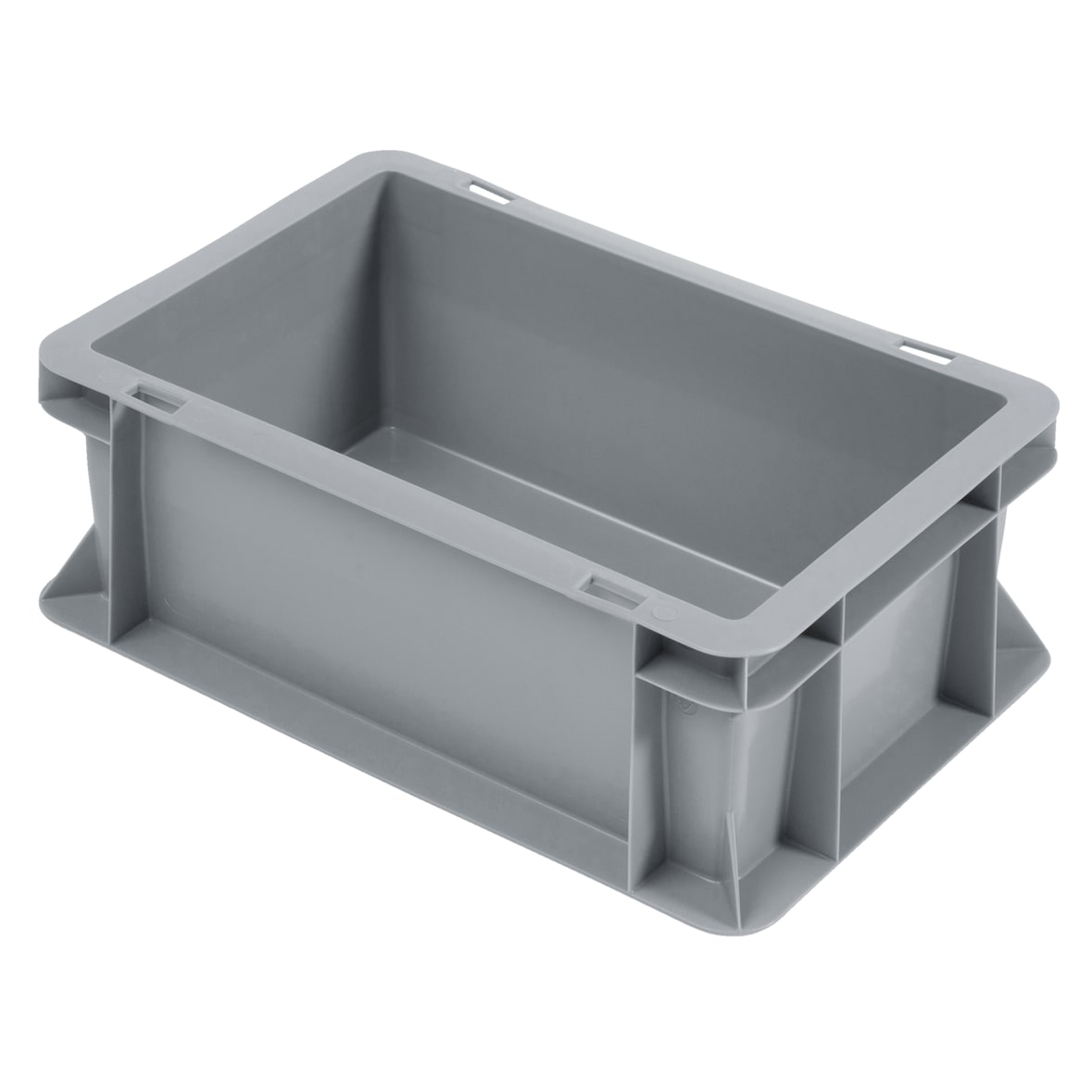 METRO Professional Eurobox, PP, 30 x 20 x 12 cm, 5 L, 0.38 kg, stapelbar, spülmaschinenfest, grau