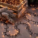 thumbnail of WellHome - Lichterkette mit 200 warmweißen LEDs mit 8 Funktionen und Timer