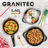 thumbnail of Briebe MGK1819 Kochtopf Set Induktions 10-Teilig Aluminiumguss 3 Kochtöpfen  2 Bratpfanne, Schwarz