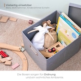 thumbnail of Aufbewahrungsbox für Hängeregister passend für Kallax, HMF 250473, DIN A4 Format, Schwarz