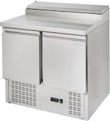 thumbnail of GastroHero Belegstation PSH200 | 240 Liter | Kühlaufsatz | für 5x 1/6 GN Behälter | Edelstahl | Pizza Salat Vorbereitung | Kühltheke Gastronomie