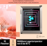thumbnail of Klarstein Vinamour 16 Uno Weinkühlschrank 16Fl./42l 5-18°C 41dB Glas Edelstahl