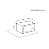 thumbnail of electrolux emz729emk  forno a microonde 28 l nero axlxp (290x495x370 cm)