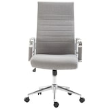 thumbnail of Sedia ufficio KOLUMBUS in tessuto grigio