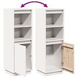 thumbnail of Helloshop26 - Buffet Sideboard Kommode Kleiderschrank Aufbewahrungsmöbel Organizer Küche Wohnzimmer Lounge hoch 37 x 34 x 110 cm 02_0032441