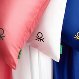 thumbnail of Benetton - Conjunto de cama de solteiro de 3 peças: lençol plano (160x280cm), lençol justo (90x200cm), 1 fronha (50x85cm) 100% algodão verde