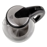 thumbnail of Adler AD 1224 Hervidor Agua Eléctrico 1,5 Litros Jarra Cristal Inalámbrica Retroiluminada, Apagado Automático, Negro, 2200W