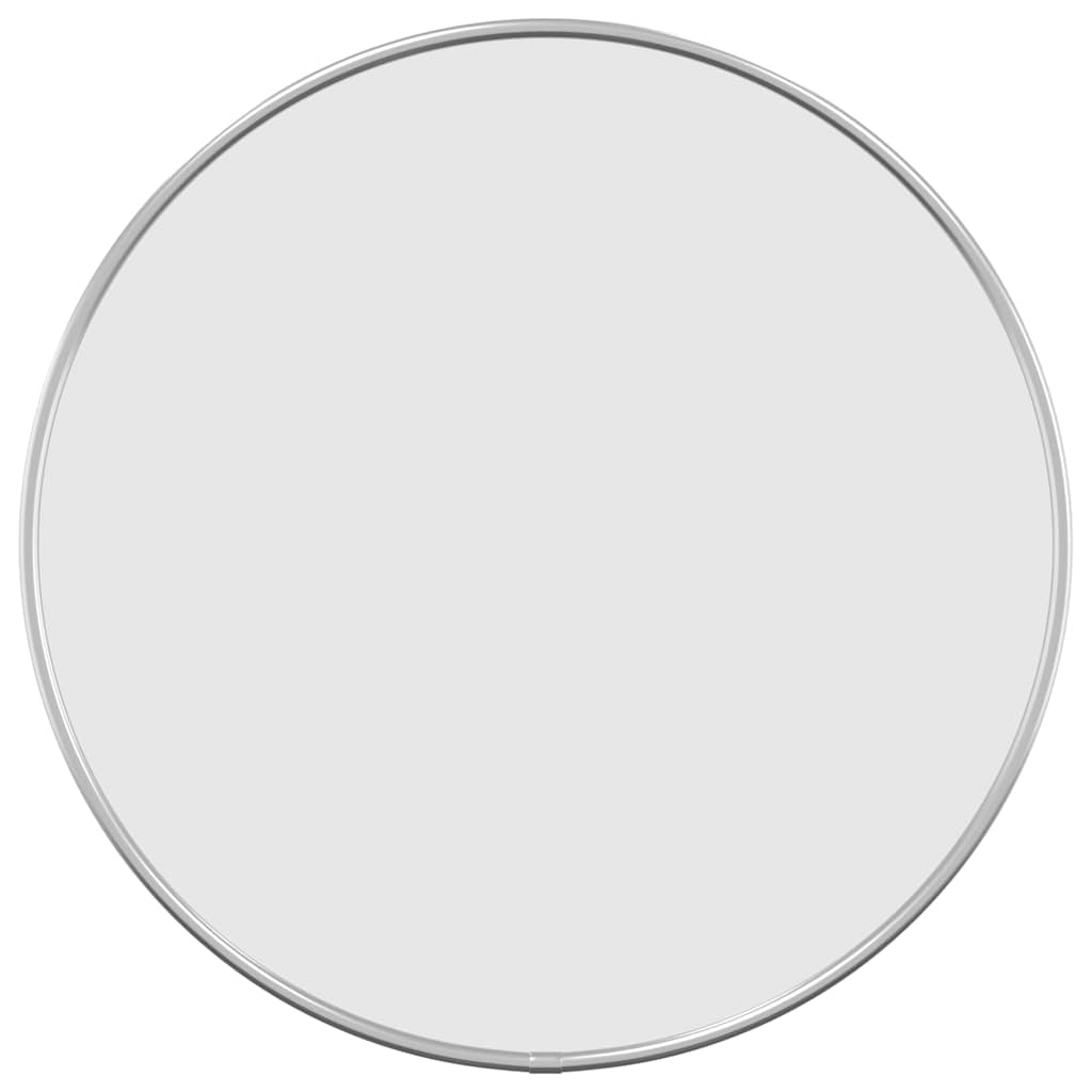 vidaXL Wandspiegel Silbern Ø 40 cm Rund