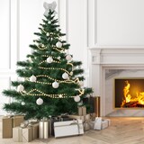 thumbnail of Relaxdays Schleife, 10er Set, große Zierschleife, Geburtstag, Weihnachten, Geschenk, glitzernde Dekoschleifen, silber