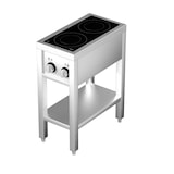 thumbnail of Inductiekookplaat met 2 zones en open basis