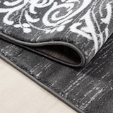 thumbnail of Teppich Waschbar Klassisch Modern Strapazierfähig Esszimmer Flur Grau 160x230 cm OEKO-TEX Fußbodenheizung geeignet – ASPEN von Kadima Design