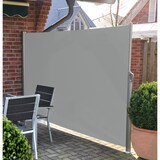 thumbnail of Seitenmarkise 1,8x3 m lichtgrau, Aluminium-Stahlrohr-Mix