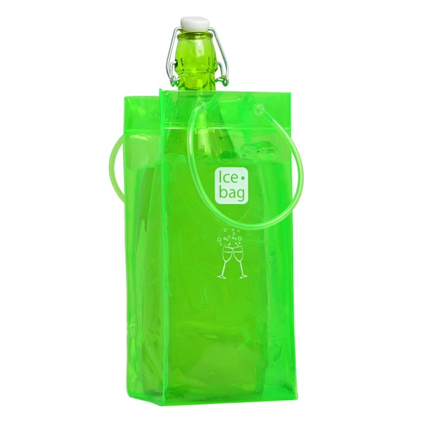 Ice.bag® CLASSIC NEONGRÜN Kühler für 1 Flasche je 24
