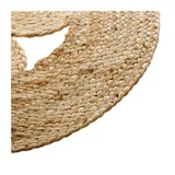 thumbnail of Tapis en Jute motif ajouré D 80 cm