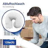 thumbnail of Vioks Abluftschlauch Ø125mm flexibel 3m PVC für Klimaanlage Abzugshaube Trockner