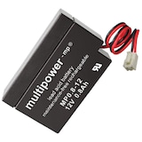 thumbnail of MP0,8-12 Multipower Blei-Akku mit JST Stecker, MP0.8-12S