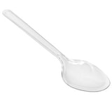 thumbnail of MONOUSO - Cucchiaio Riutilizzabile PS Trasparente 18cm (20 Pezzi)