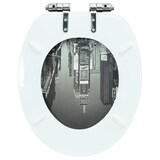 thumbnail of vidaXL Toilettensitz mit Soft-Close-Deckel MDF New York Design