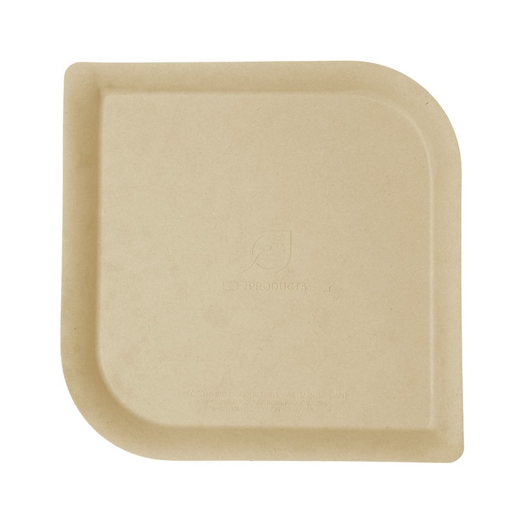 MONOUSO - Teller Bagasse und Bambus 23,8 cm (400 Stück)