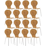 thumbnail of Set van 16 bezoekersstoelen Diego eik