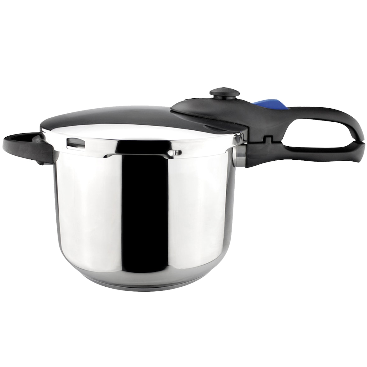 Magefesa Favorit - Olla Express 6L, Acero Inoxidable 18/10, Mango Ergonómico, Cocina Rápida, Fondo Tricapa, Induccion, Limpieza Fácil, Cocina Sana