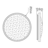 thumbnail of Plafón LED Dimable Gloss 40W 3 CCT 2800Lm Blanco Redondo