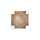 thumbnail of ALLboards Metallische Magnettafel BAUMSTAMM NATUR 60x40cm Memoboard für jede Art von Magneten Magnetpinnwand + 4 Marker, 10 Magnete und Schwamm