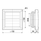 thumbnail of Maico Verschlussklappe AP 100 B 0059.0957