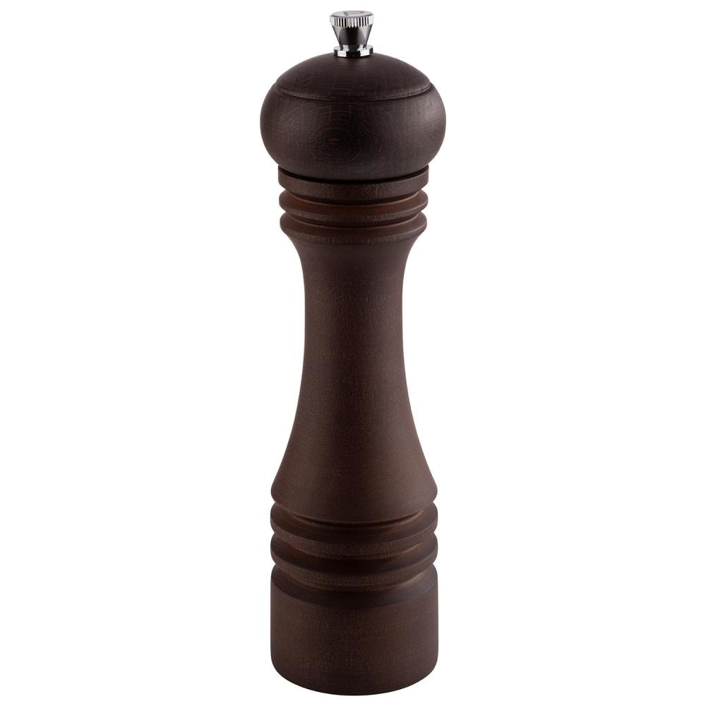 APS Pfeffermühle aus Buchenholz, Keramikmahlwerk, Ø 6 cm, Höhe 23 cm