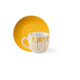 thumbnail of Excelsa set de 6 tazas de café 7 cl Dripping de porcelana multicolor