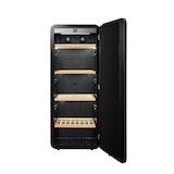 thumbnail of APOGEE150N Cave de vieillissement avec contrôle à distance 147 bouteilles. Porte pleine avec serrure. Classe énergétique E. Noire, La Sommelière