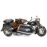 thumbnail of Moritz Motorad mit Beiwagen Chopper Oldtimer Motorrad Modell Metall Zinn Deko
