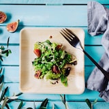 thumbnail of BIOZOYG 100 Stück Einwegteller 23x23cm Palmblatt-Teller, quadratisch, biologisch abbaubar, umweltfreundlich, kompostierbar, Wegwerfteller